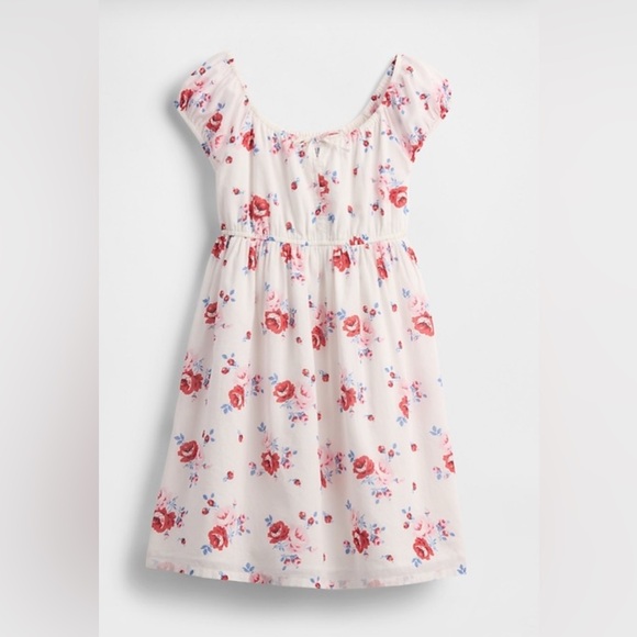 GAP Other - GAP Floral Kids Dress - White and Pink